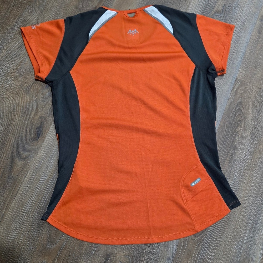 The North Face Flight Series VaporWick Running Shirt Orange Gray Womens Large - Picture 5 of 7